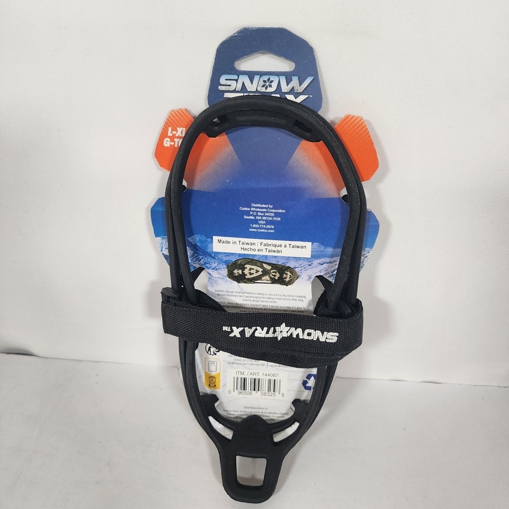 SnowTrax Yaktrax Ice Snow Traction Cleats L/XL Mens 8-12 Womens 9.5+ New